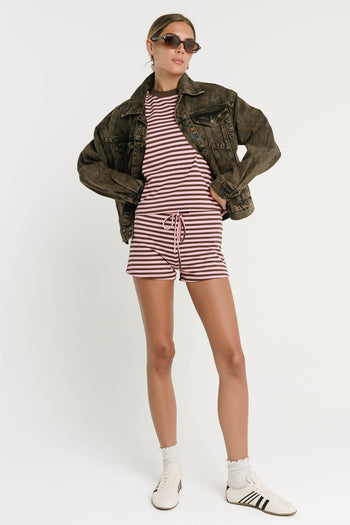 Cara Striped Shorts