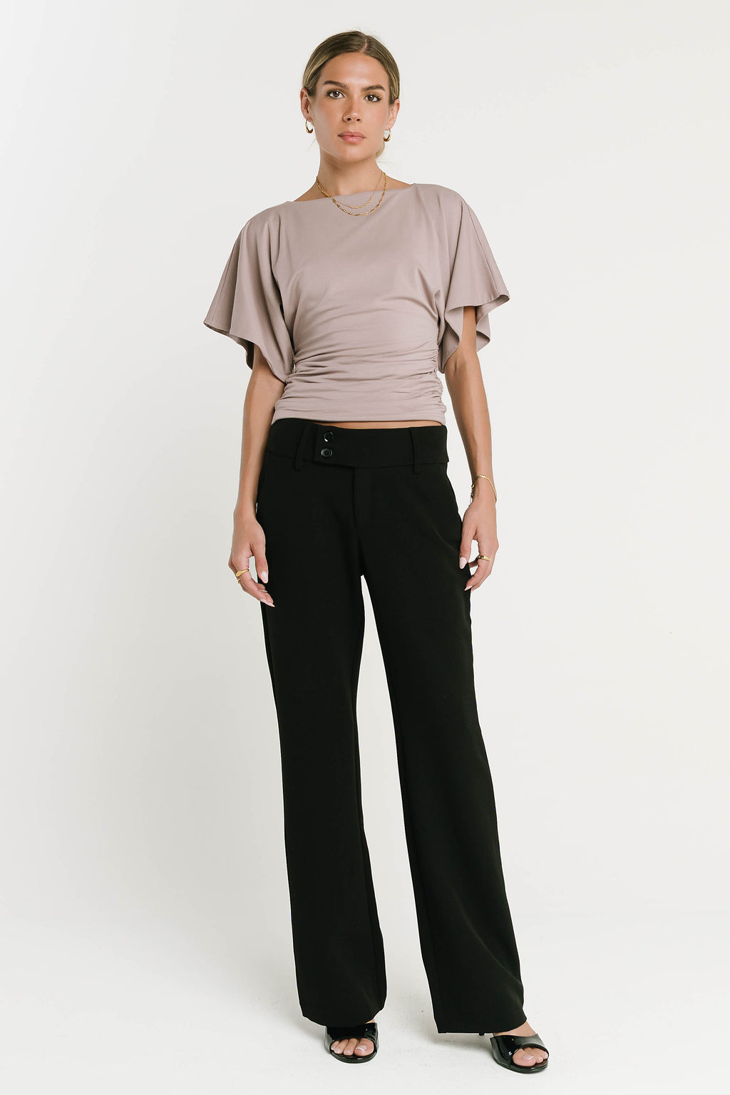 Gianna Trousers in Regular Black