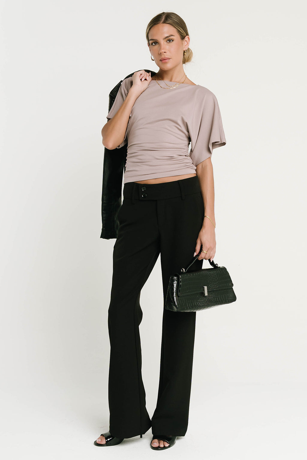 Gianna Trousers in Regular Black