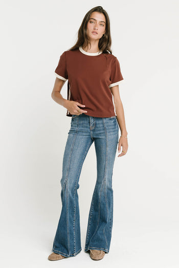 Remi High Rise Flare Leg Jeans