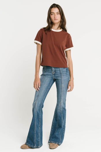 Remi High Rise Flare Leg Jeans