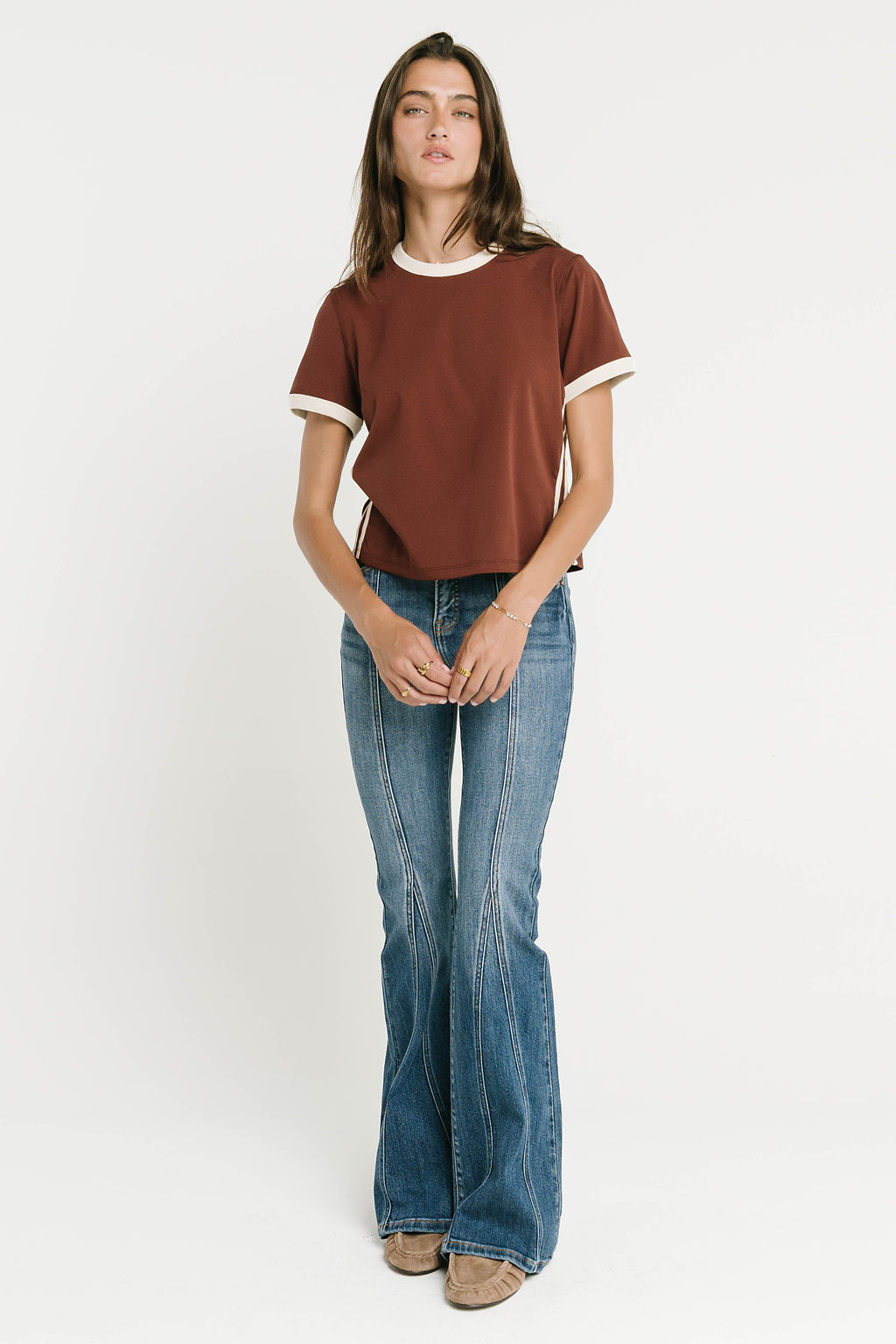 Remi High Rise Flare Leg Jeans