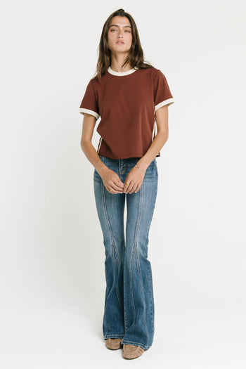 Remi High Rise Flare Leg Jeans