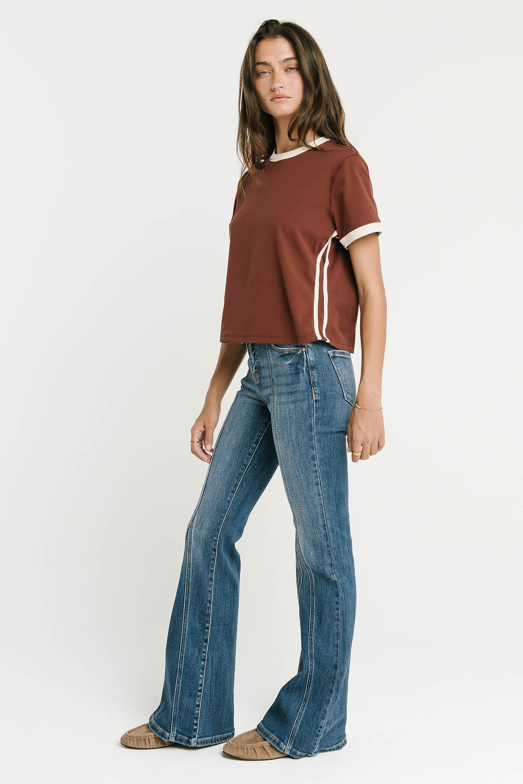 Remi High Rise Flare Leg Jeans