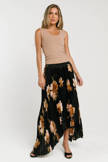 Maddison Maxi Skirt in Black