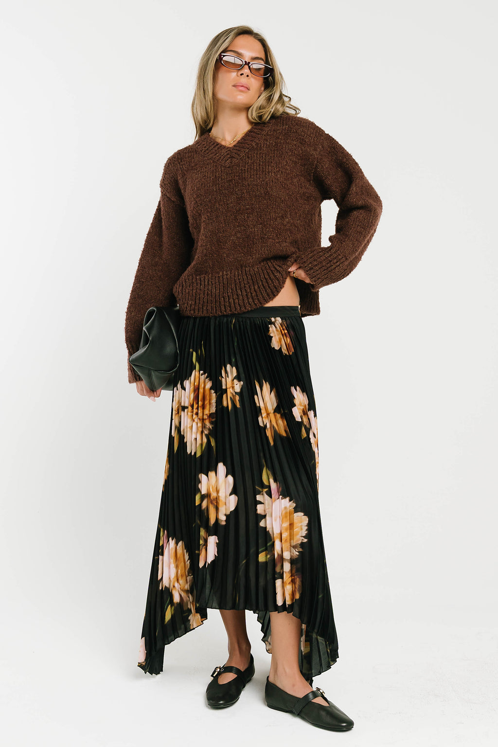Maddison Maxi Skirt in Black