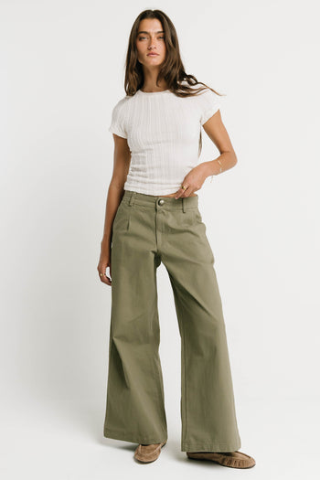 Merritt Texture Top in Cream
