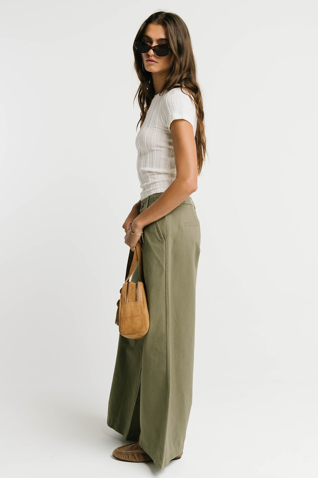Merritt Texture Top in Cream