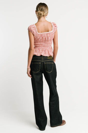 June Low Rise Wide Leg Jeans