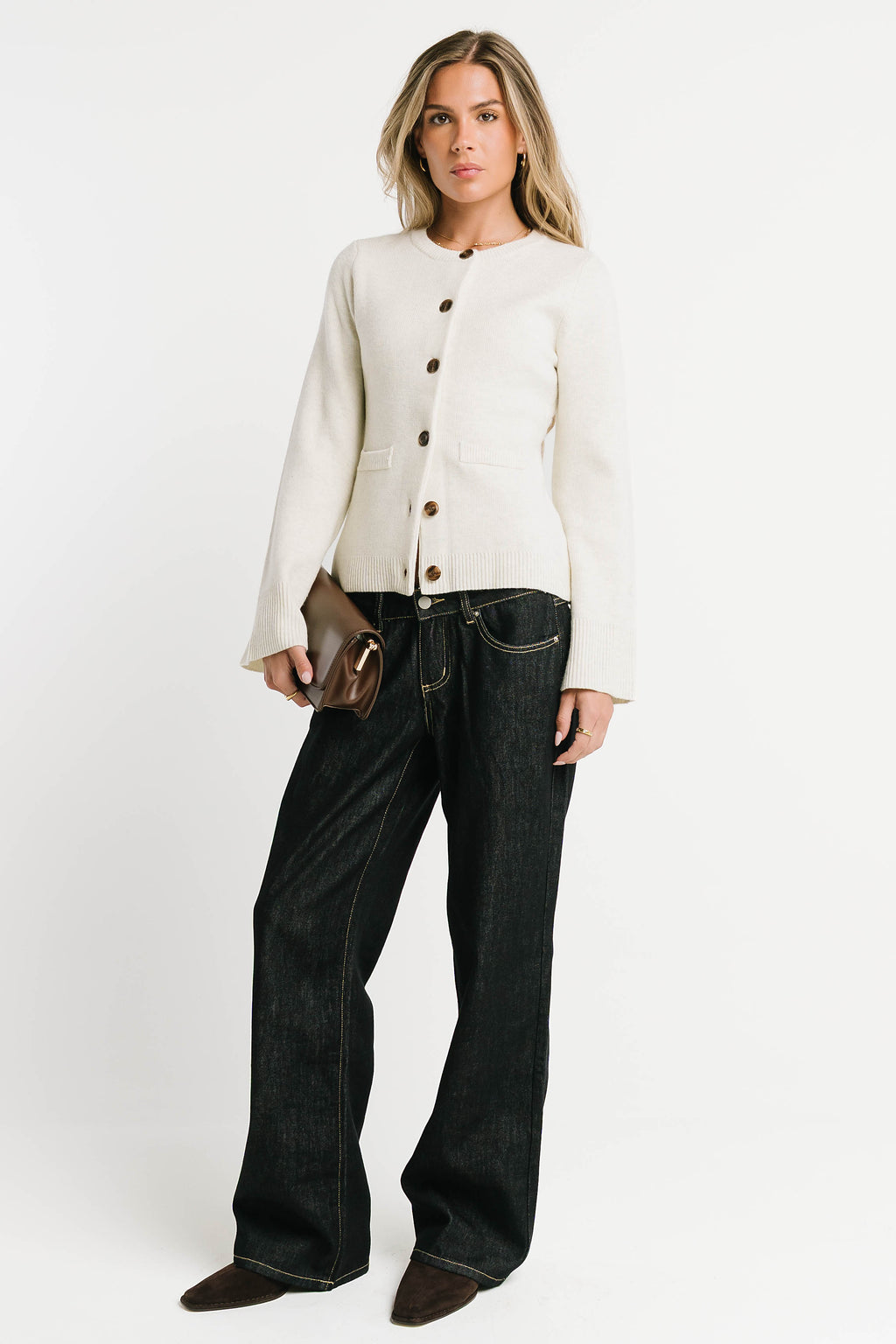 Elliana Button Down Cardigan
