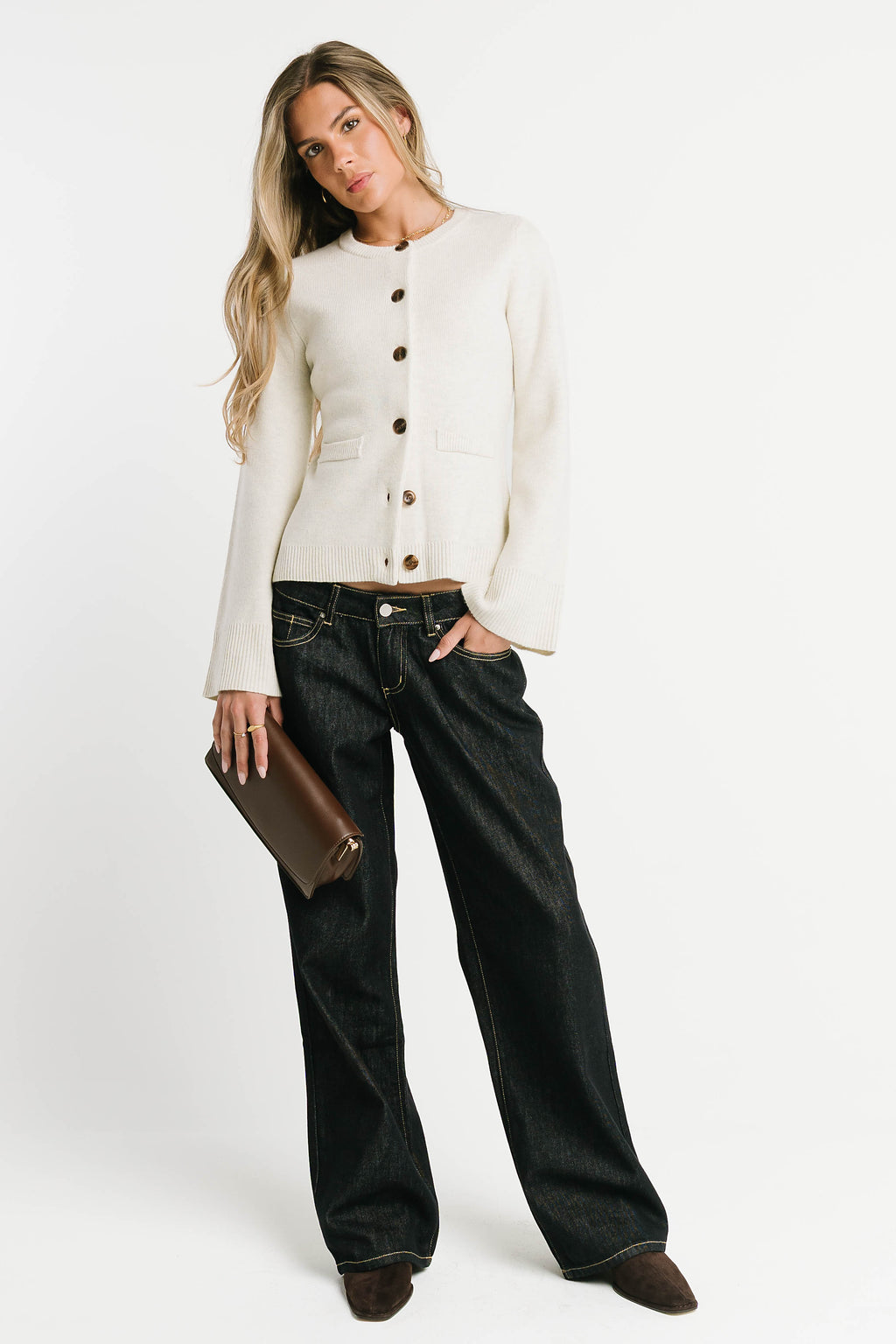 June Low Rise Wide Leg Jeans