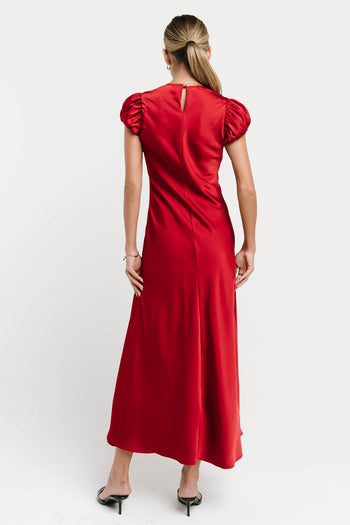 Ellianna Maxi Dress in Red-Brown