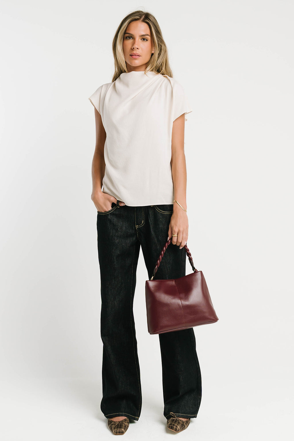 June Low Rise Wide Leg Jeans
