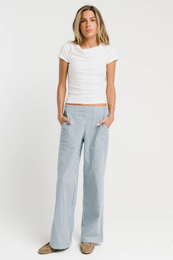Paula Cowl Neck Top in White