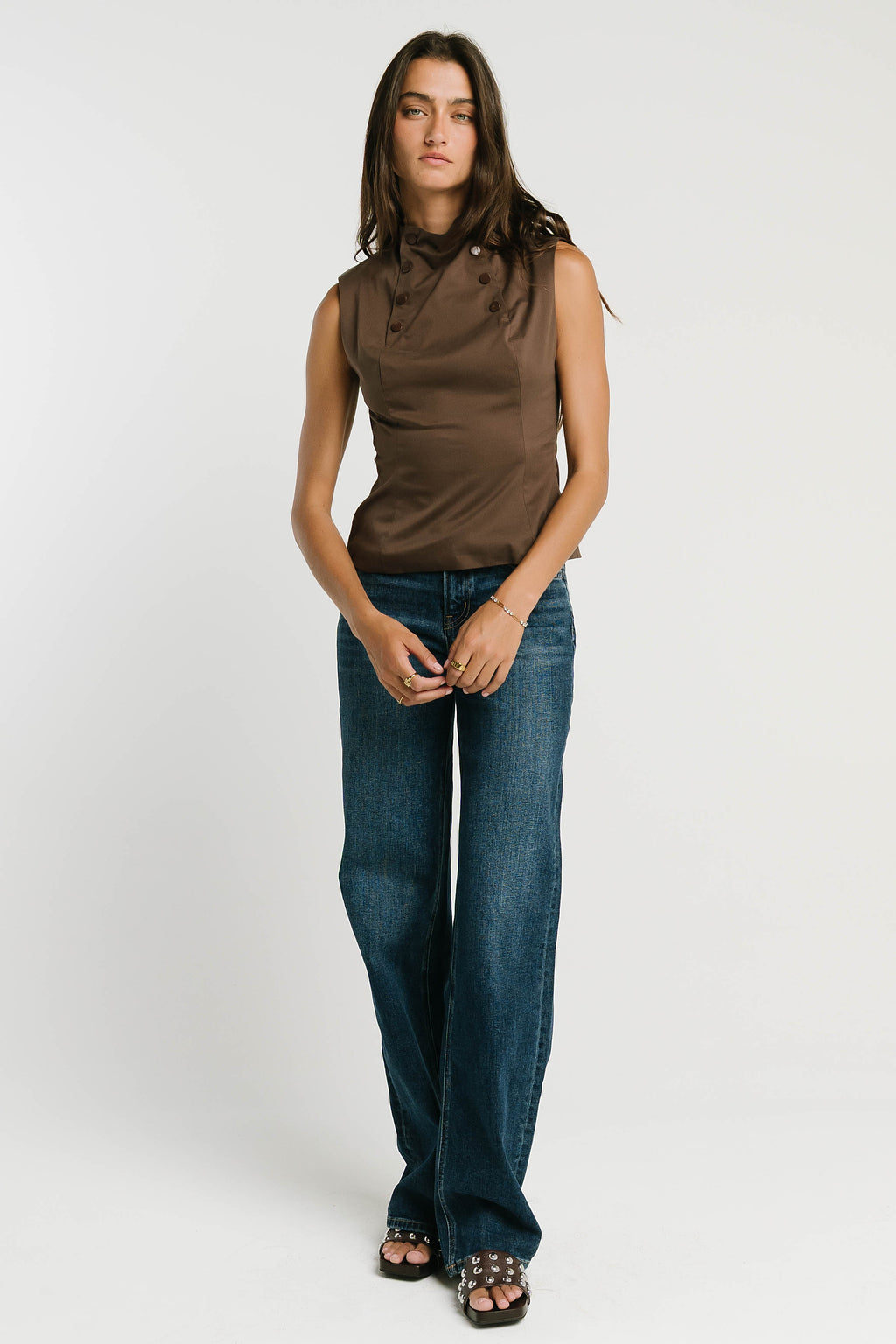 Kaia Mock Neck Tank