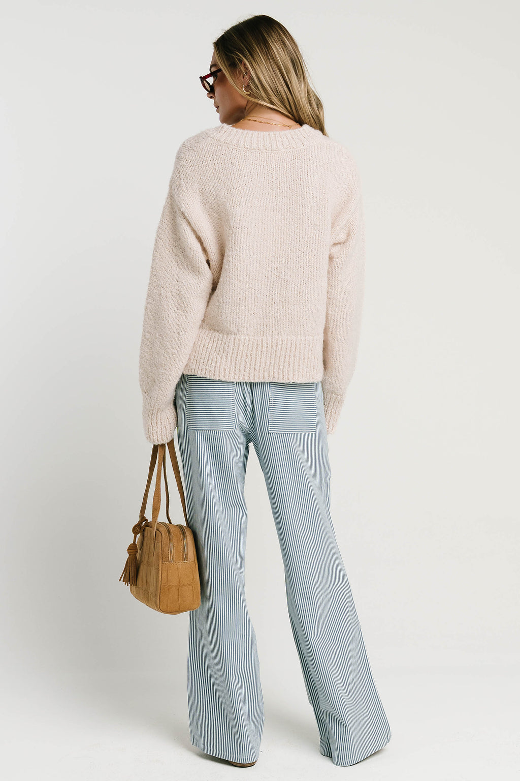 Gretta Striped Pants in Blue