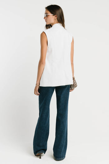 Rayna Vest in White