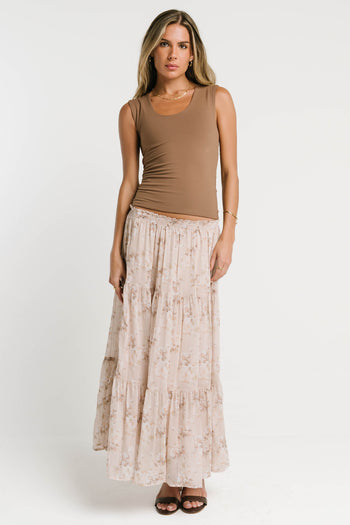 Jelene Floral Maxi Skirt