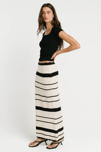 Mazzie Striped Maxi Skirt
