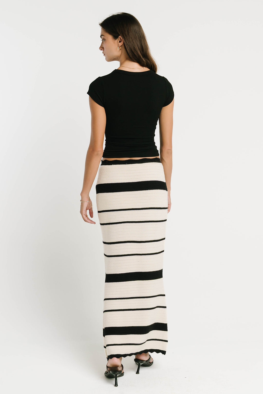 Mazzie Striped Maxi Skirt