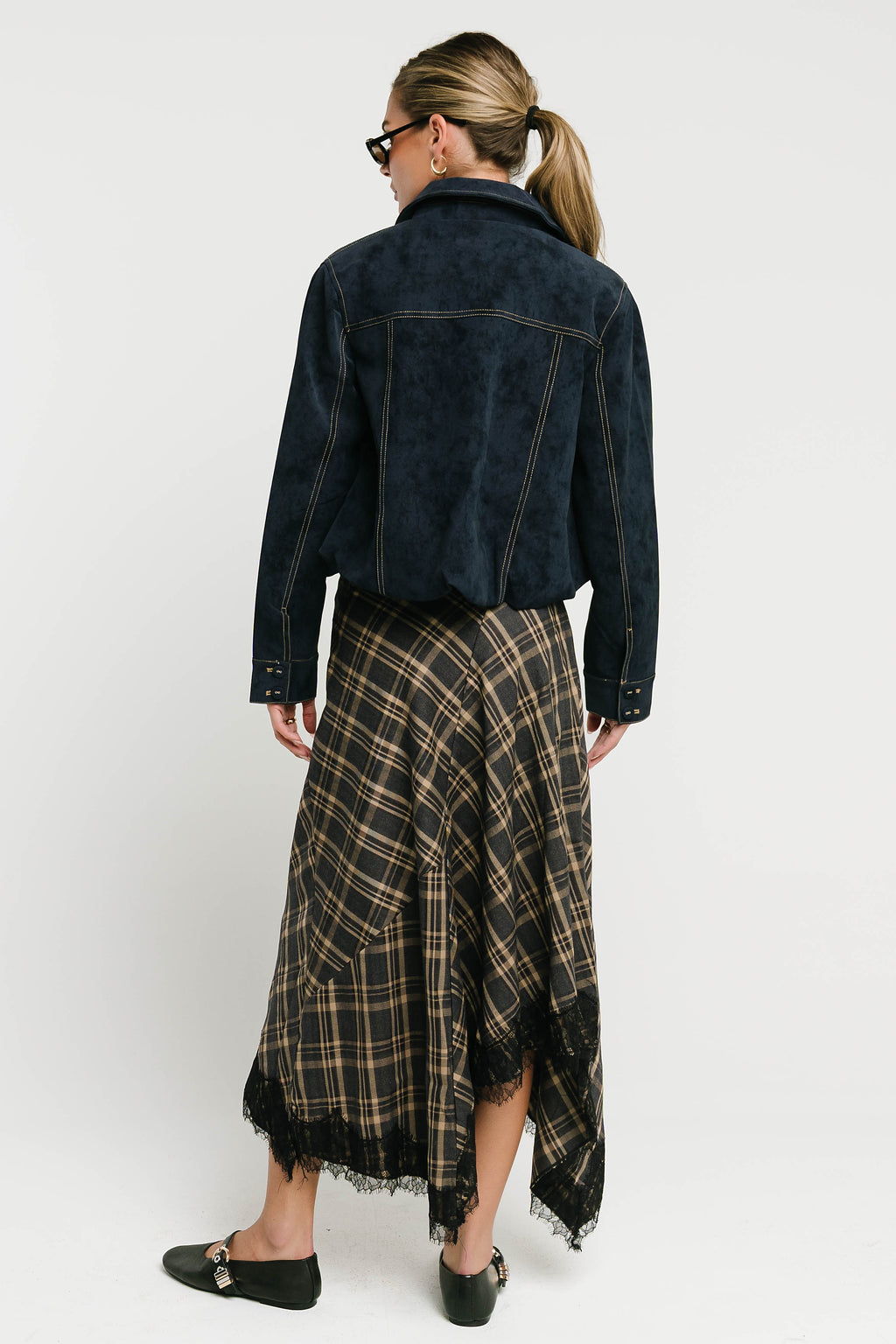 Mercer Contrast Suede Jacket