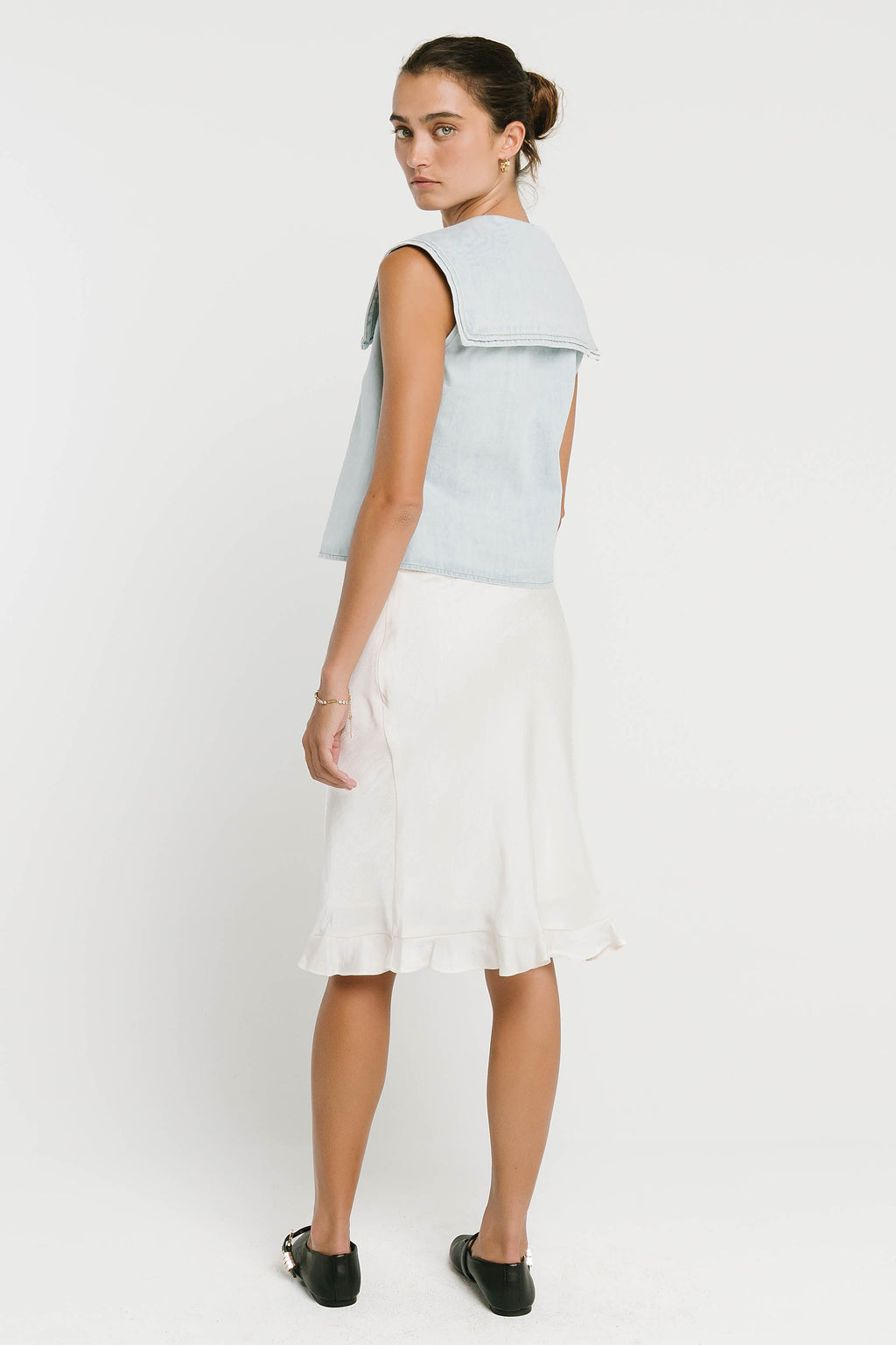 Shayla Denim Blouse