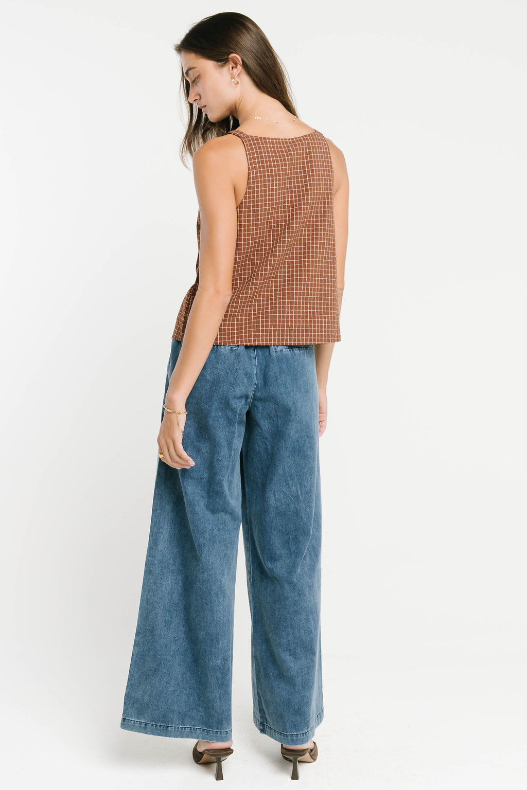 Bree Plaid Tank Top