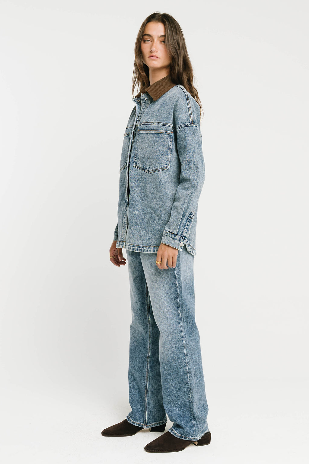Raya Low Rise Straight Leg Jeans
