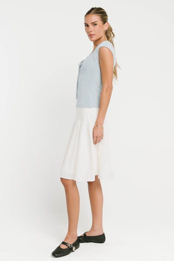Laury Striped Mini Skirt