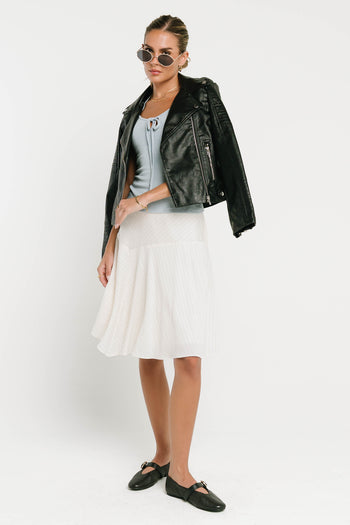 Laury Striped Mini Skirt