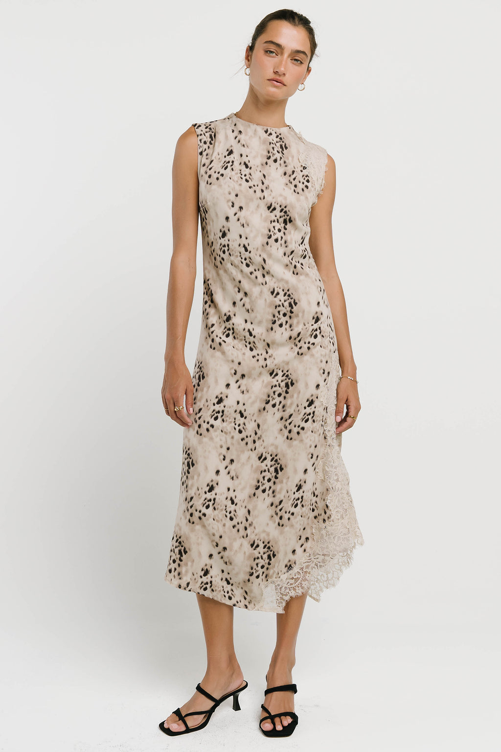 Sienna Satin Midi Dress