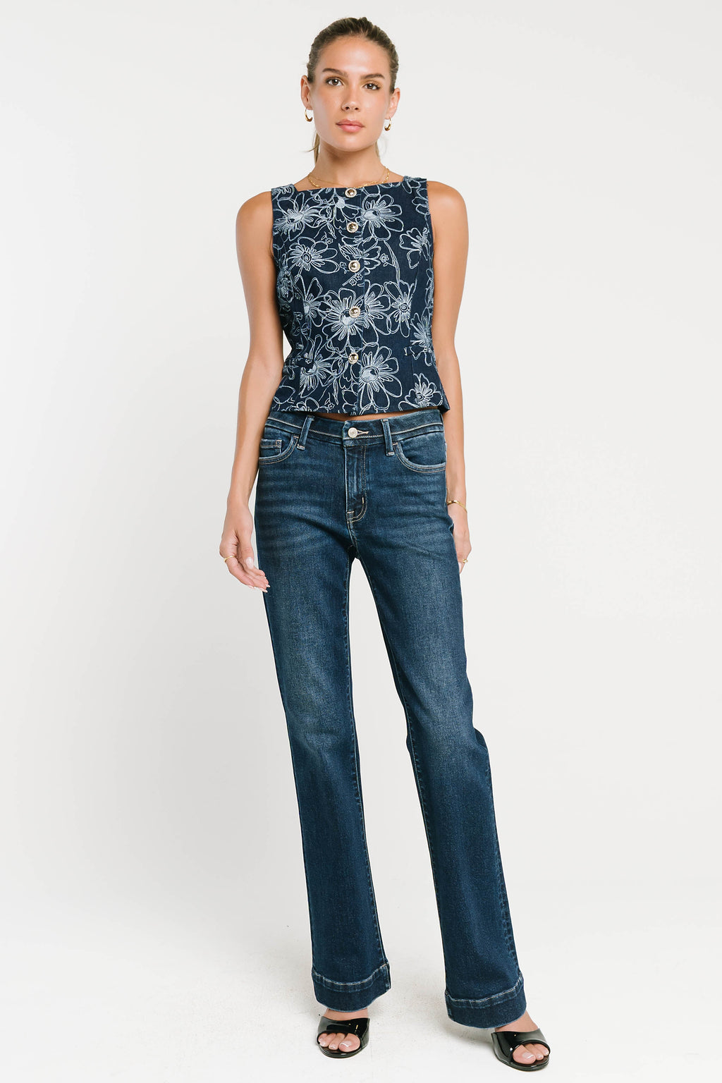Regina Floral Vest