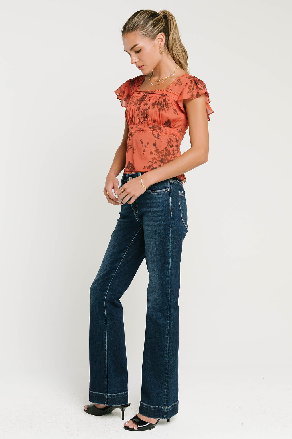 Malia Pleated Top