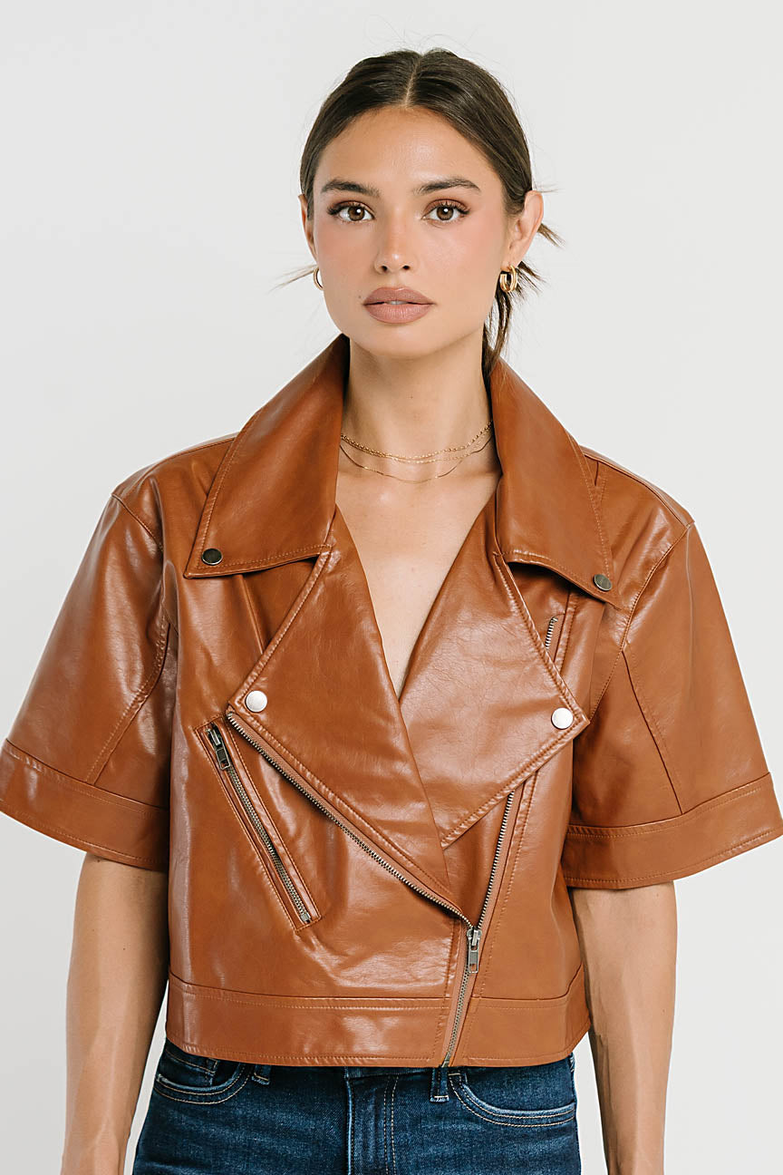 Nena Vegan Leather Jacket - FINAL SALE