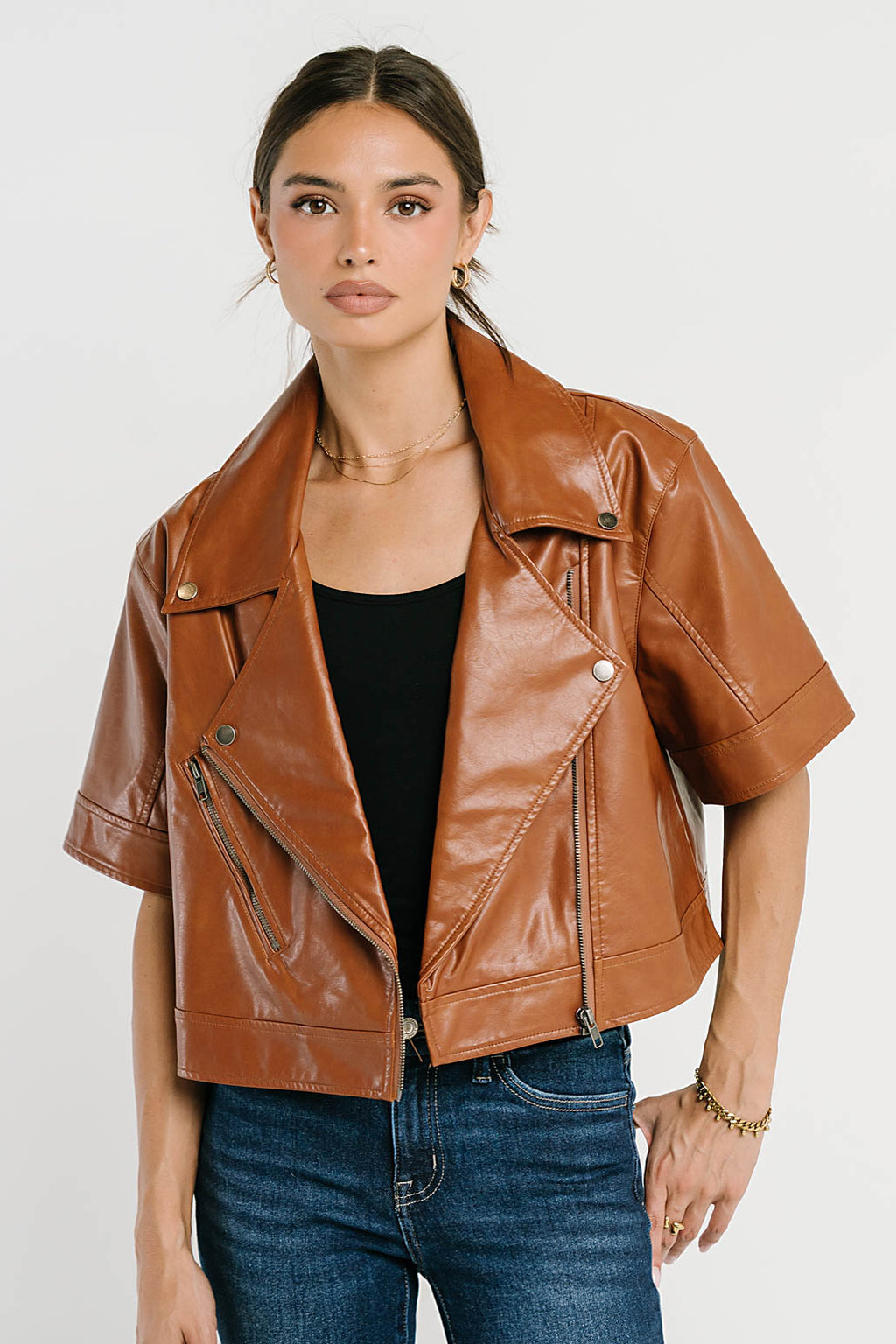 Nena Vegan Leather Jacket - FINAL SALE
