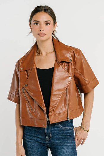 Nena Vegan Leather Jacket - FINAL SALE