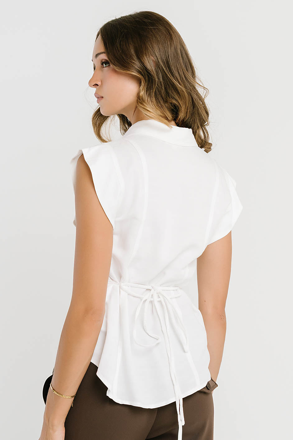 Pablo Button Up in White