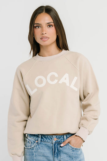 Local Sweatshirt in Beige
