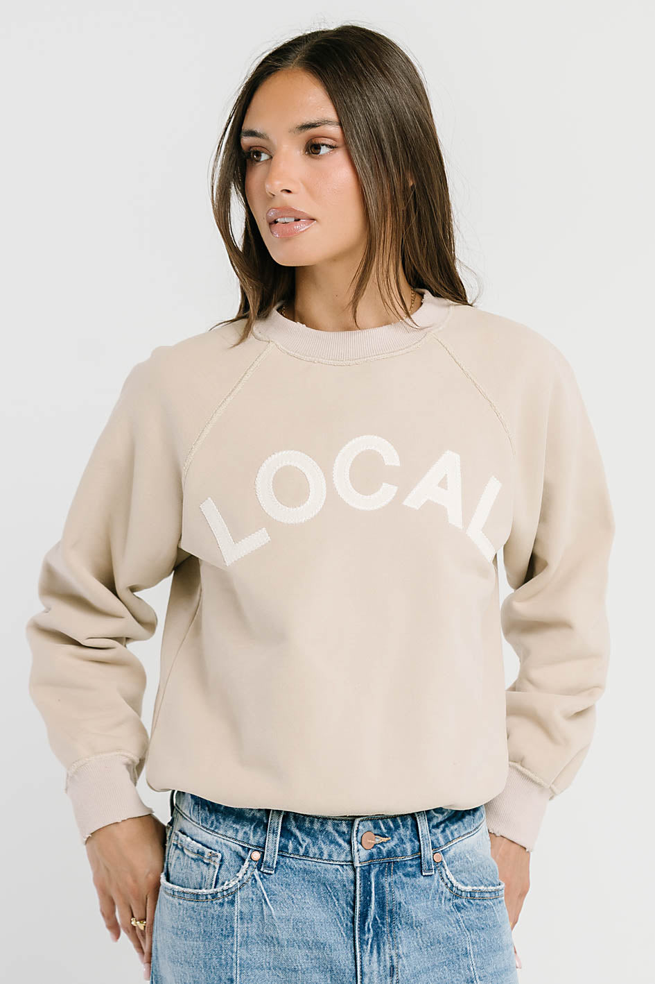Local Sweatshirt in Beige