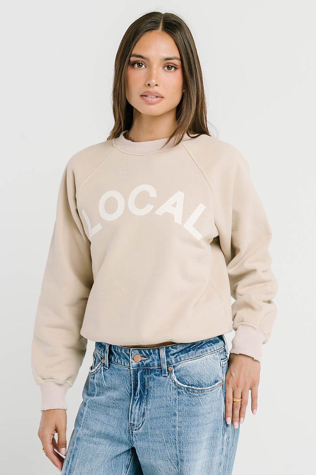 Local Sweatshirt in Beige