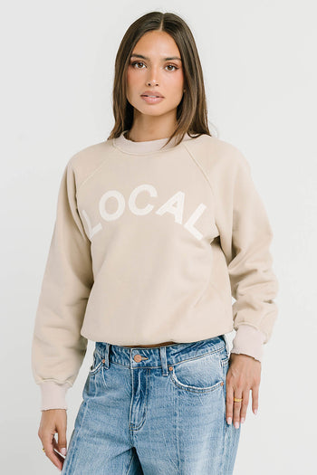 Local Sweatshirt in Beige