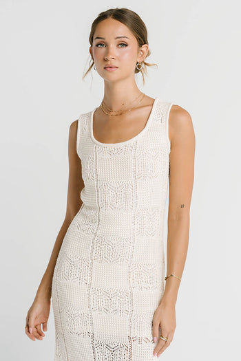 Melly Crochet Maxi Dress