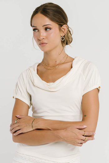 Mya Cowl Neck Top