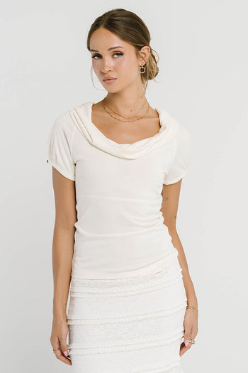 Mya Cowl Neck Top