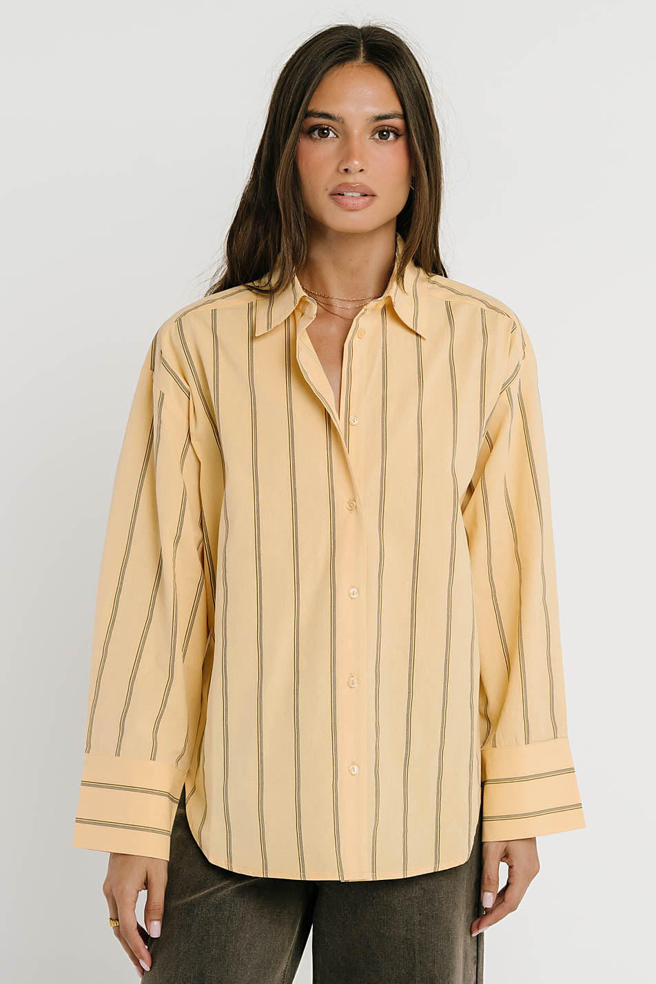 Kenya Striped Button Up