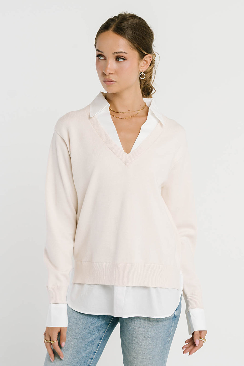 Trisha Layered Sweater