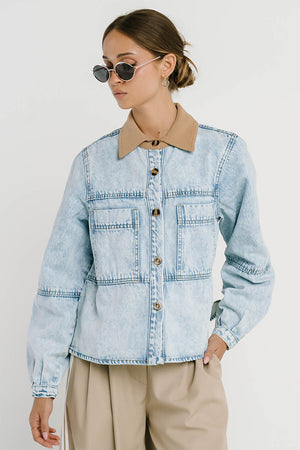 Andy Contrast Denim Jacket