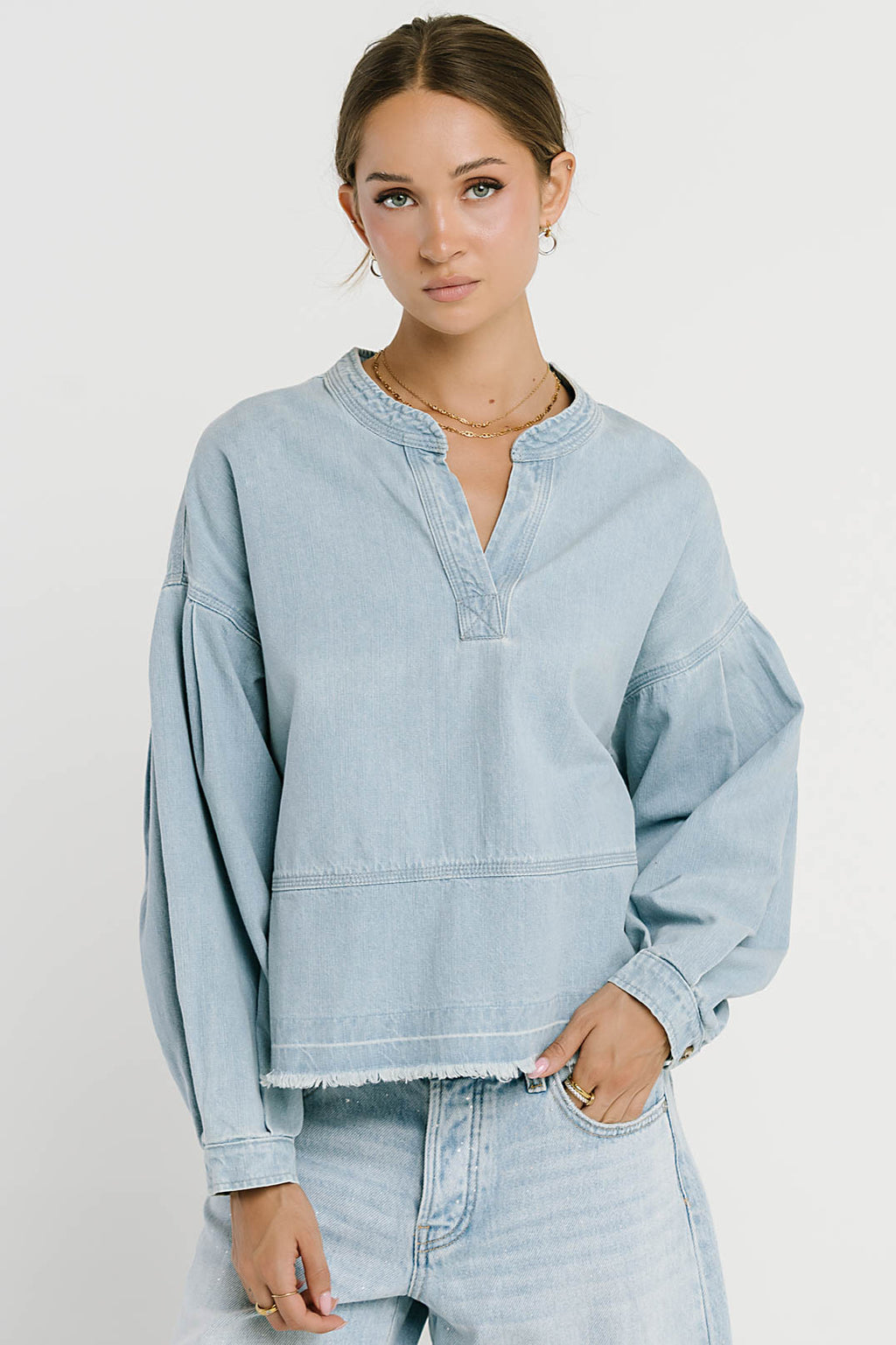 Tessa Denim Top