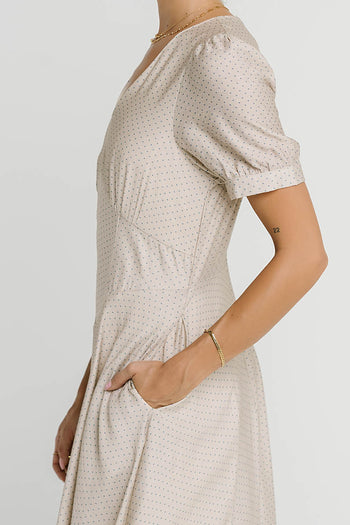 Ulani Polka Dot Midi Dress