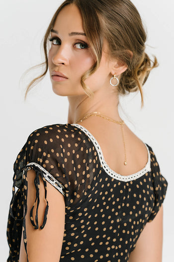 Sophie Polka Dot Maxi Dress